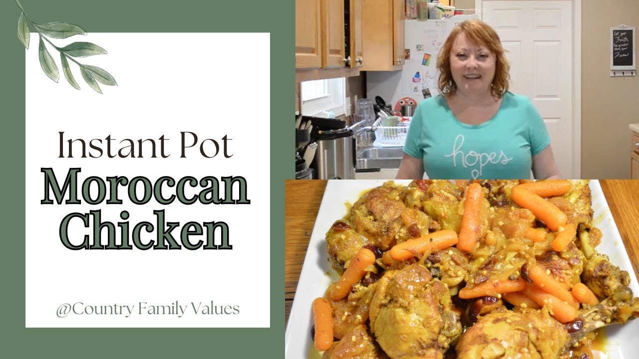 Unlock Flavor: Instant Pot Moroccan Chicken with Lemon & Olives